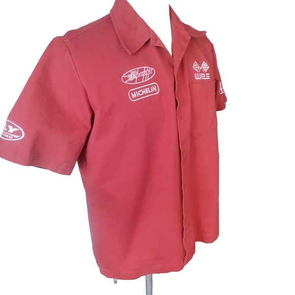 (XXL) Western Power Sports Motorcycle Event Shirt Mens Button Down Short Sleeve - Picture 3 of 11